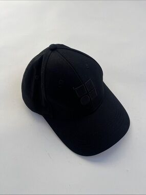 D&B Audiotechnik Black Baseball Cap with all Black Logo - Brand New, Never Worn